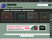 Tablet Screenshot of gbafun.com